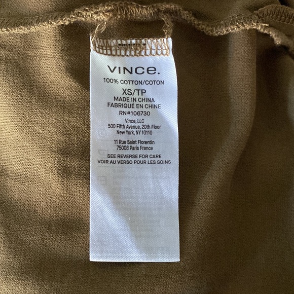 Vince Elbow Sleeve Polo Maxi Dress Size XS - Picture 5 of 6